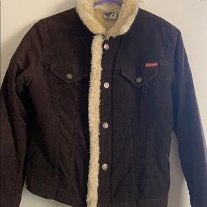 Brown corduroy Roxy jacket